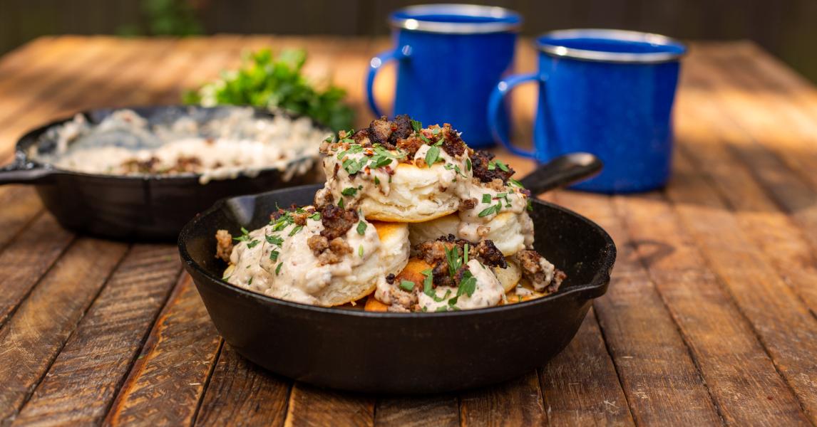 Stovetop Biscuits and Gravy