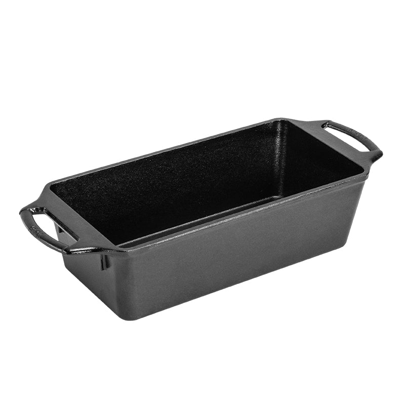 Cast iron loaf pan.