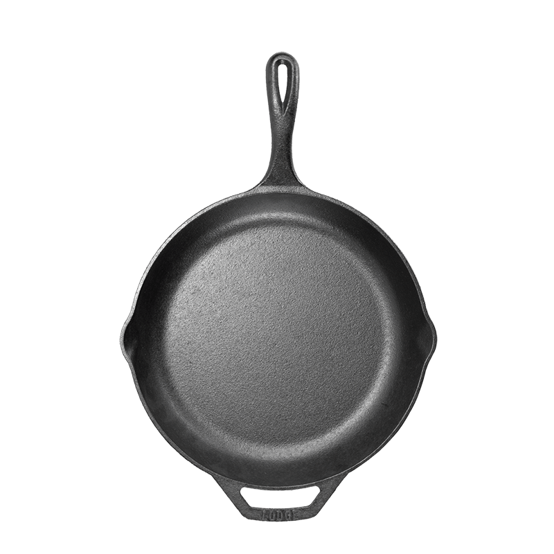 Top view of skillet.