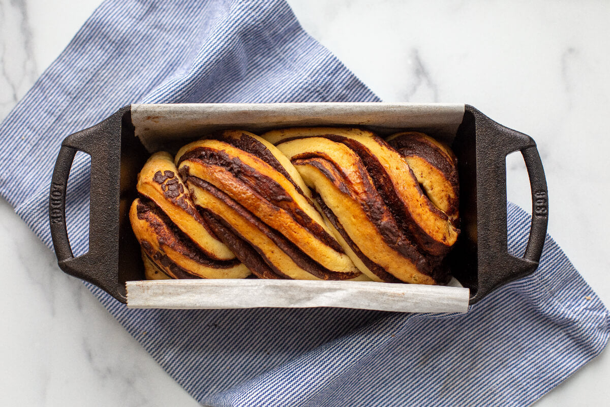 Chocolate babka loaf