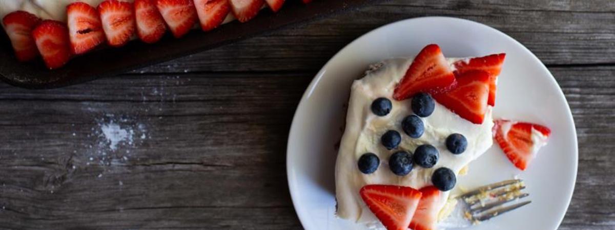American Flag Cake