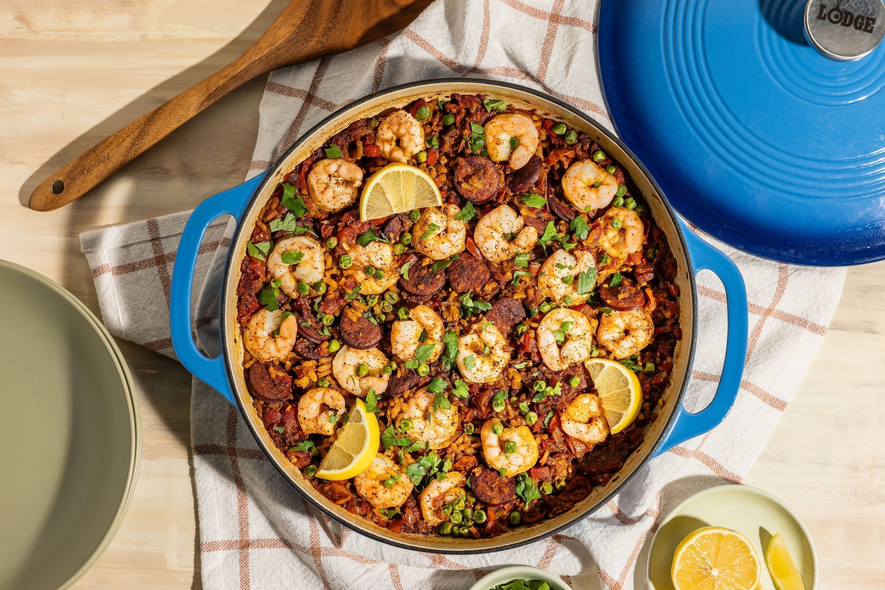 Shrimp & Andouille Paella