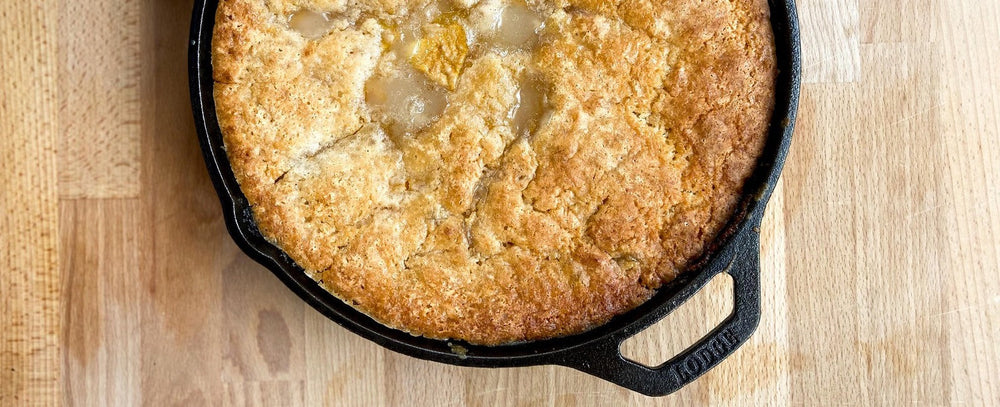 Peach cobbler