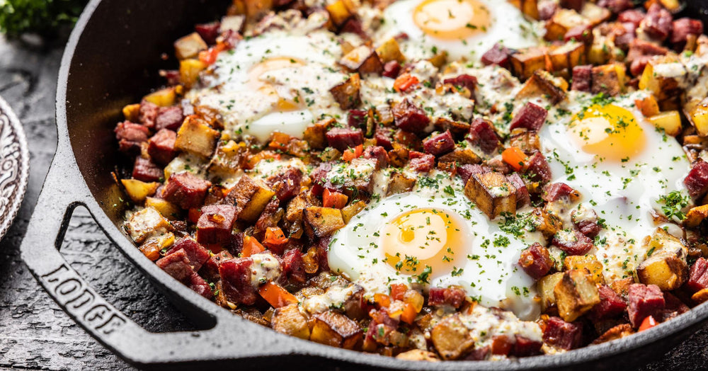 Corned beef skillet hash