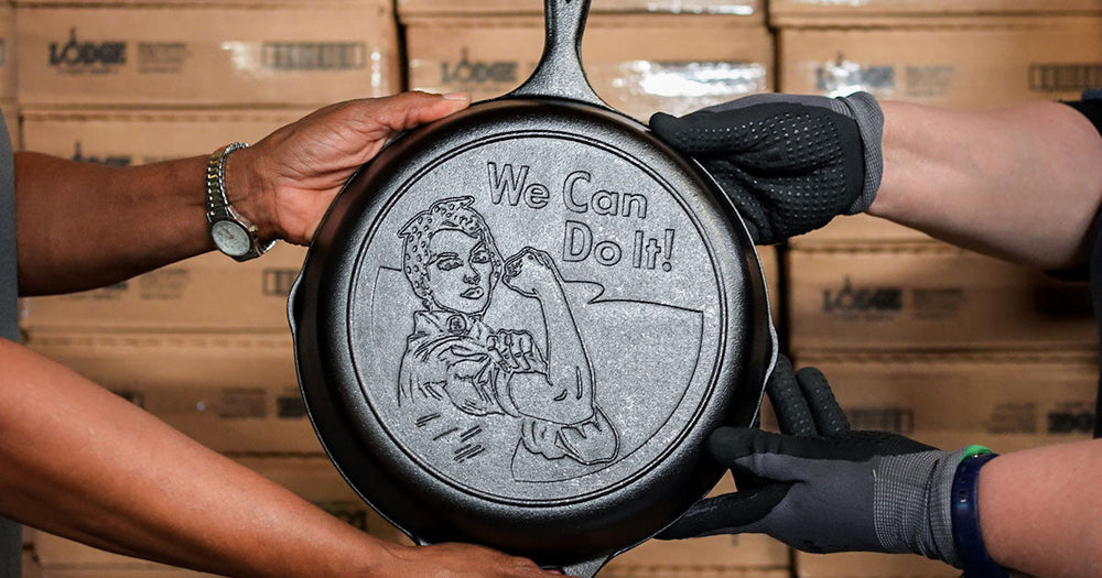 Rosie the Riveter Skillet