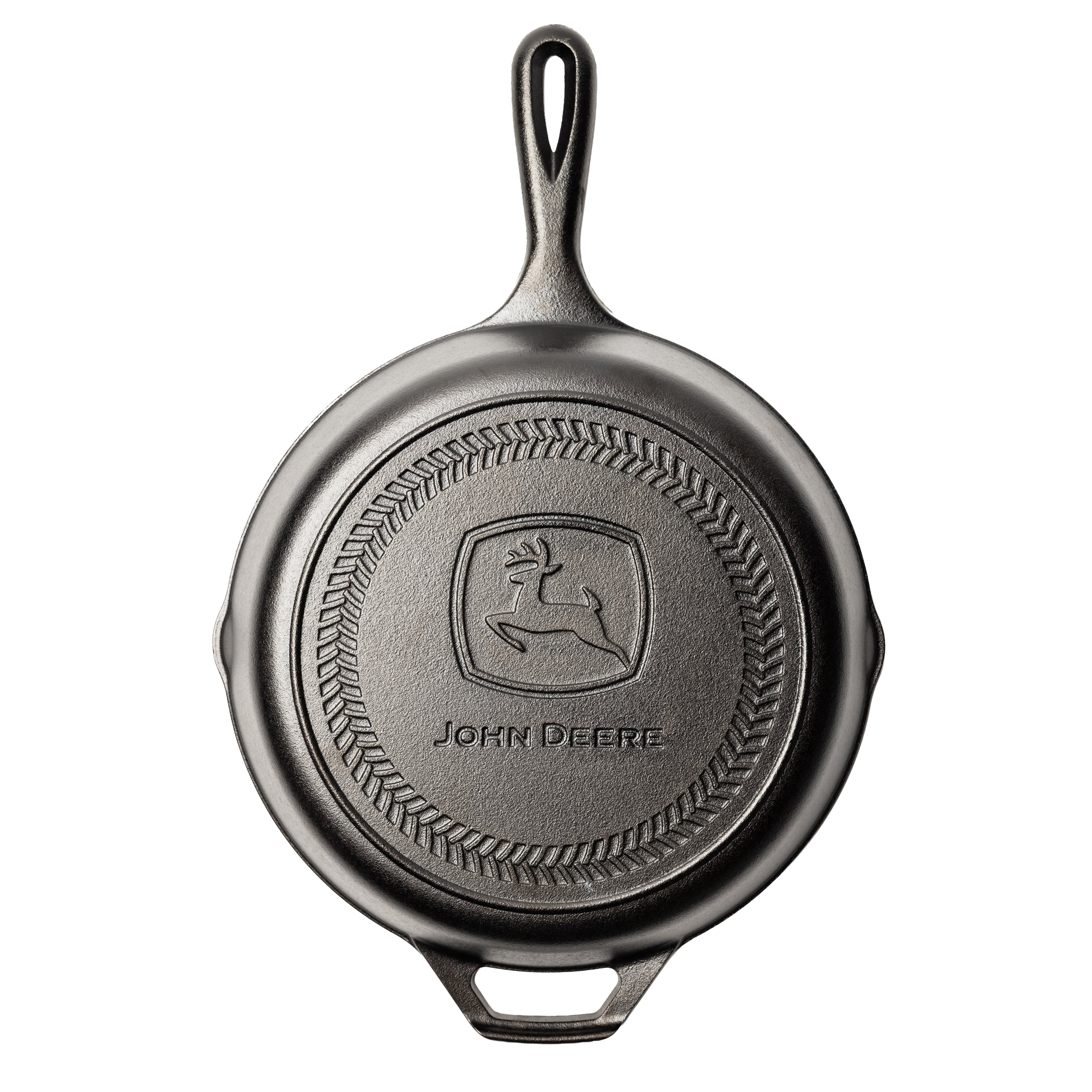 10.25 Inch Seasoned Cast Iron Skillet, John Deere Logo
