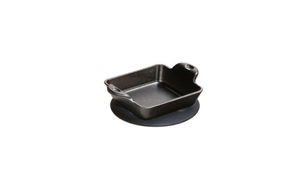 Example of cast iron mini server on magnetic trivet.