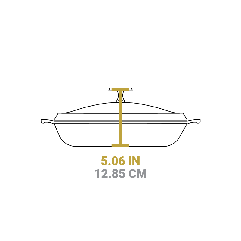 Blacklock 4 Quart Lightweight Cast Iron Braiser