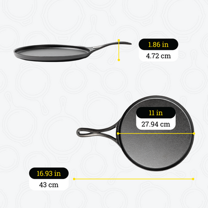 Blacklock 11 Inch Lightweight Cast Iron Griddle