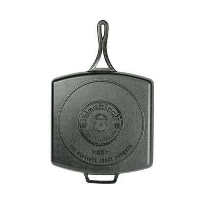 Back of pan featuring the Blacklock logo.