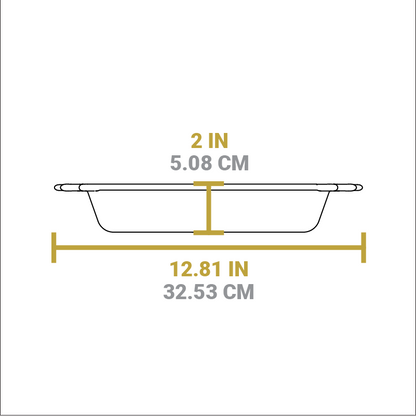 10.25 Inch Seasoned Cast Iron Baker's Skillet