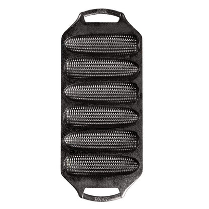 Top view of pan featuring the texture of corn-shaped wells to create a realistic shape in baked good.
