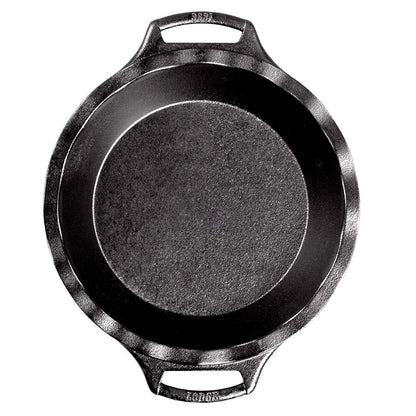 Top view of pie pan.