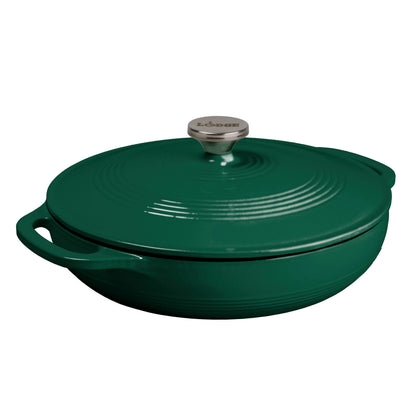 Evergreen enameled braiser.
