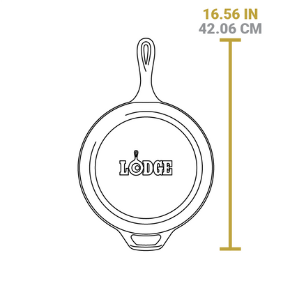 3.2 Quart Seasoned Cast Iron Combo Cooker
