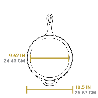 3.2 Quart Seasoned Cast Iron Combo Cooker