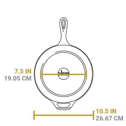 3.2 Quart Seasoned Cast Iron Combo Cooker