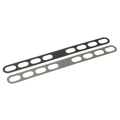 Set of two lid latches side by side.