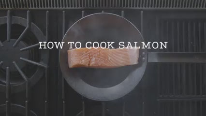 Load video: How to Cook Salmon in a Pan Lodge Cast Iron