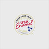 usa enamel - red video
